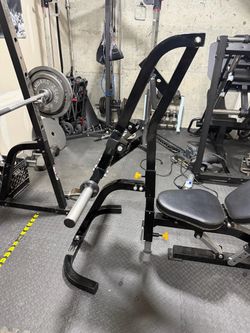 Powertec workbench leg press attachment