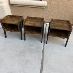 Nightstands Side Table End Tables Consoles Set Of 3 