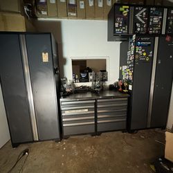 Work Bench Tool Cabinet Garage