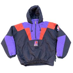 vintage 90s phoenx suns starter pullover jacket XL