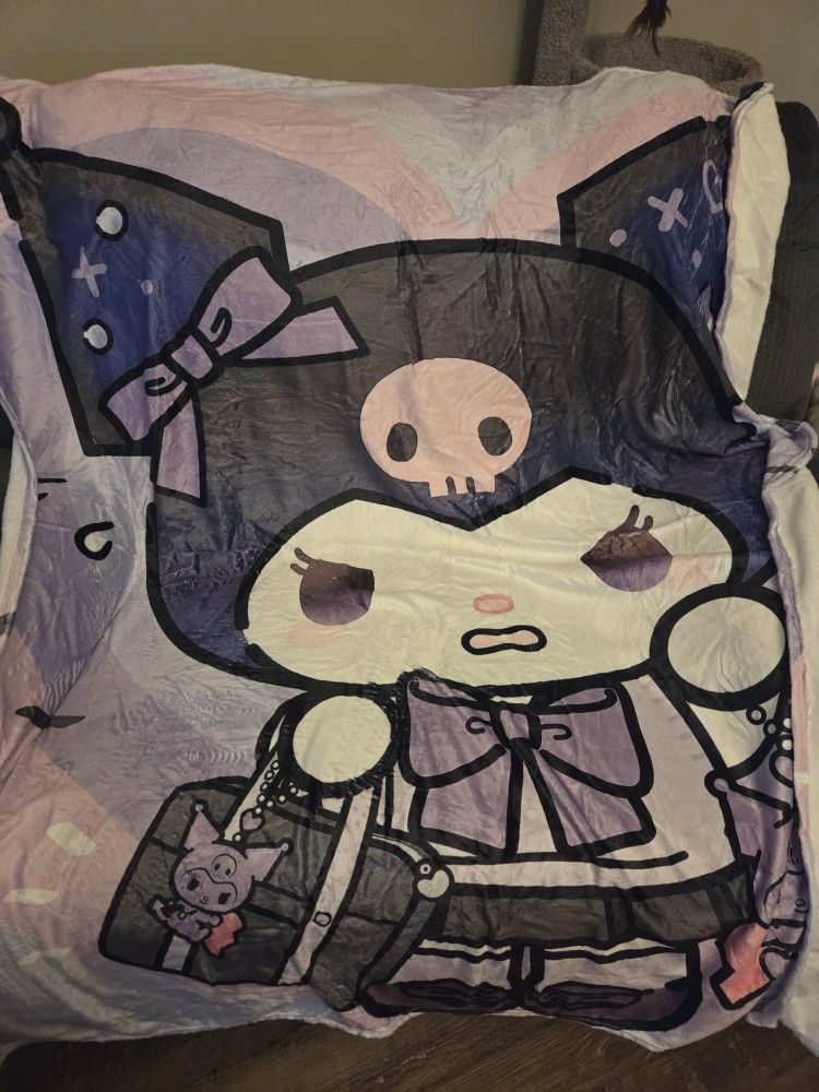 Kuromi Blanket