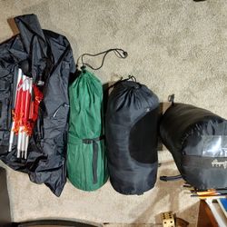 2 Sleep Bag/ 2tents