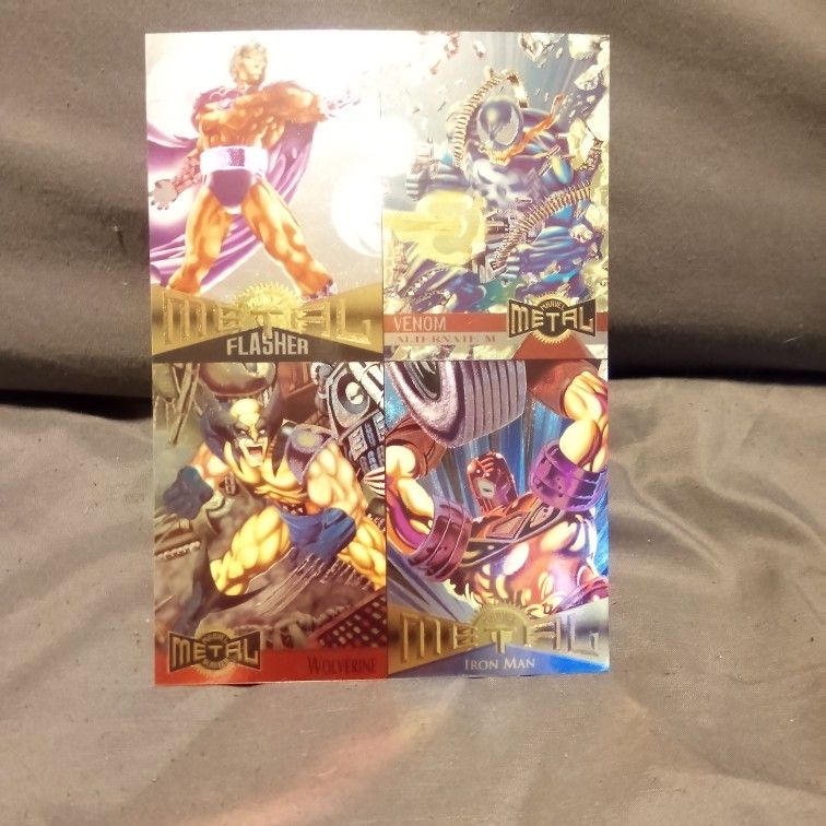Marvel Metal 1995 Full Sheet