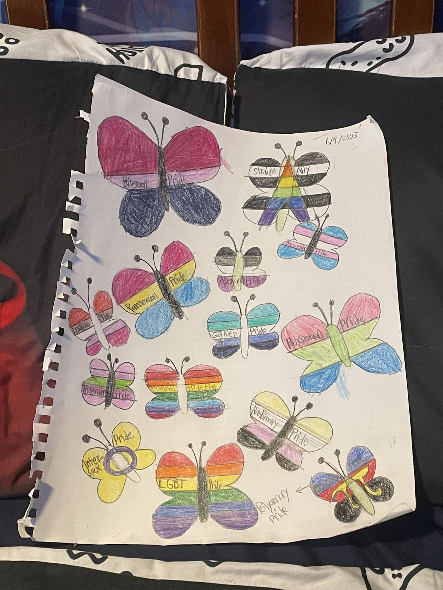 Colorful Butterfly Pride Illustrations