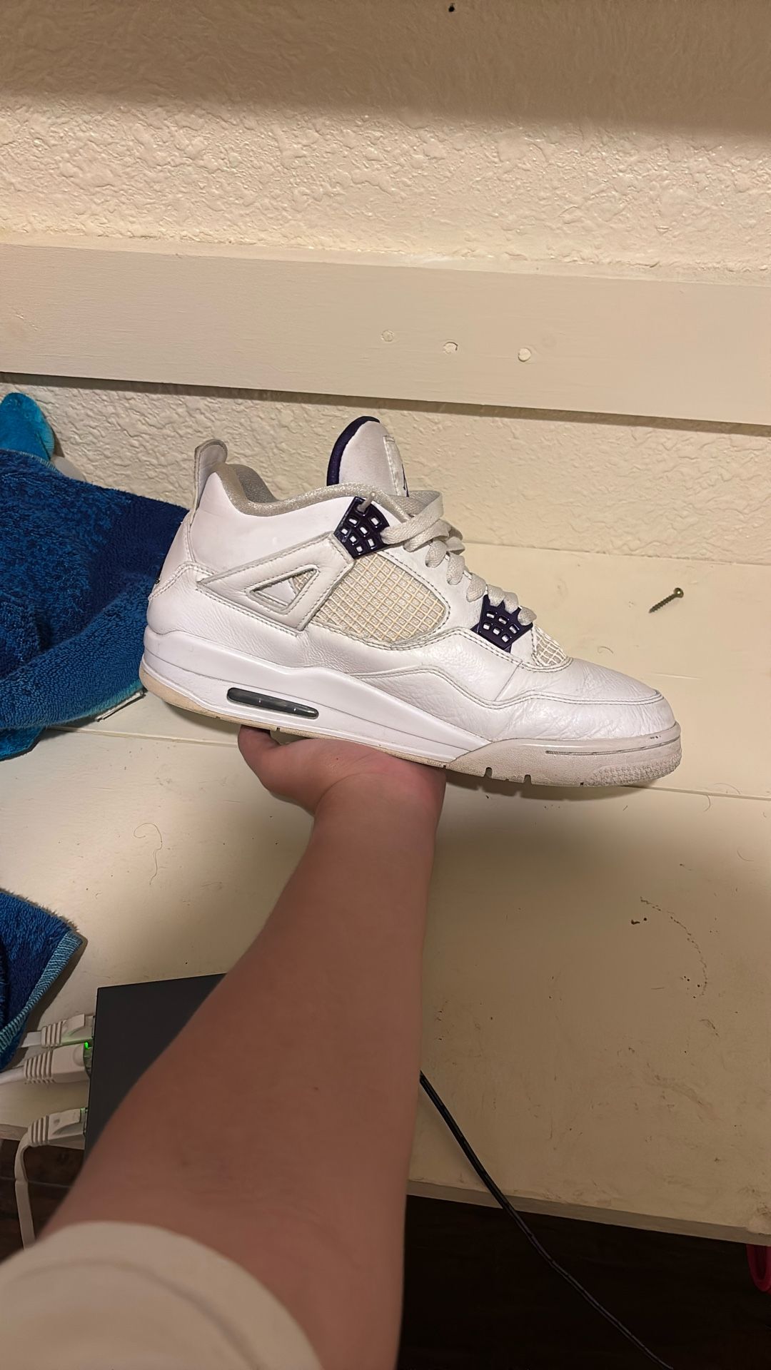 jordan 4 purple metallic