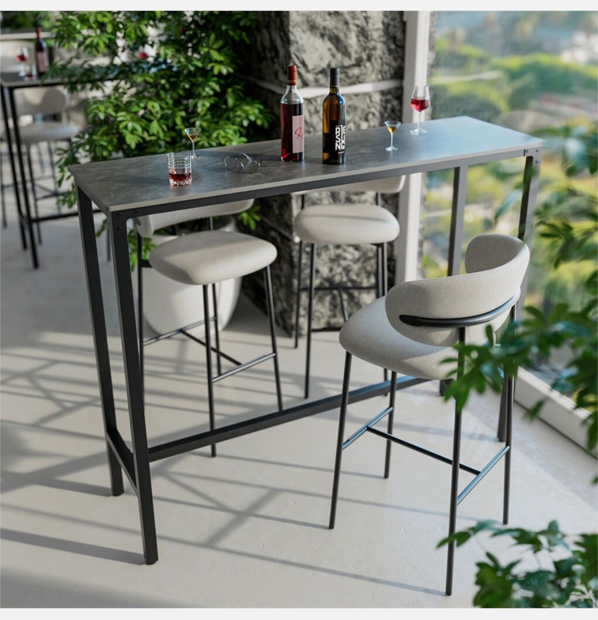 Sintered Marble Hallway Console