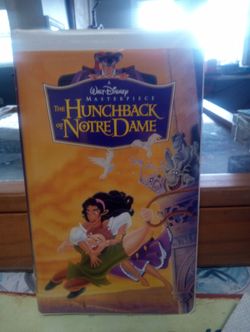 The hunchback of Notre Dame VHS