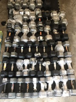 Weights: Dumbbells, Kettlebells, Olympic plates