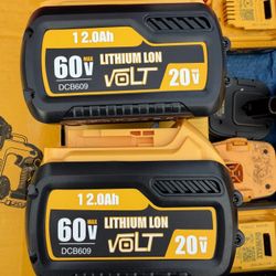 DEWALT aftermarket 12ah 60v batteries ( works on all dewalt products) 20v or 60v 