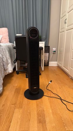 DREO Tower Fan for Bedroom, 2026 Upgraded DC Motor, 28ft/s High Velocity, 20dB Ultra Quiet Standing Fan, 8 Speeds 4 Modes, 90° Oscillating Bladeless F