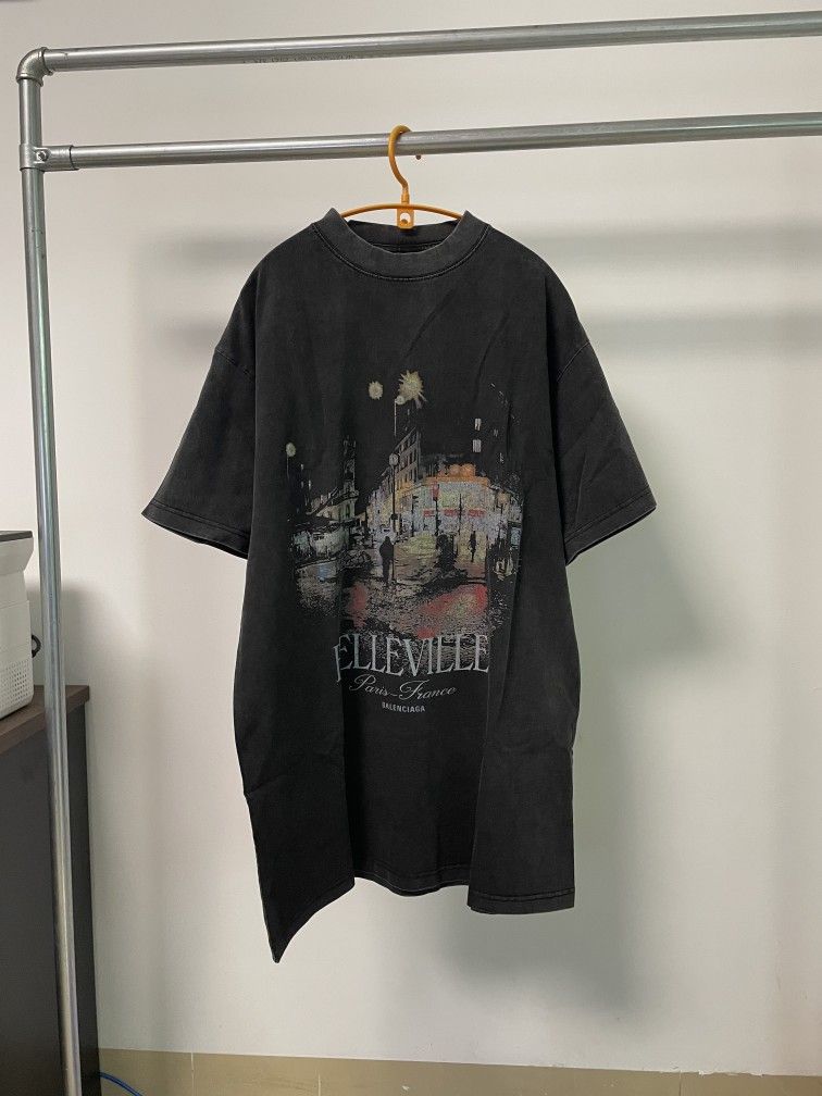Balenciaga Oversized T-Shirt in Black