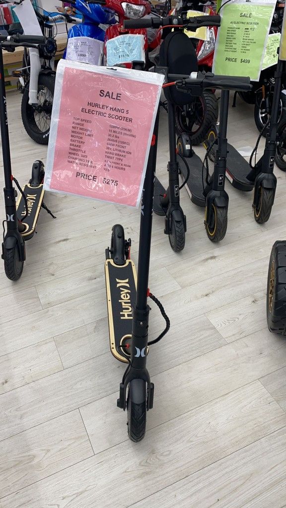 Hurley Hang 5 Electric Scooter Brand New