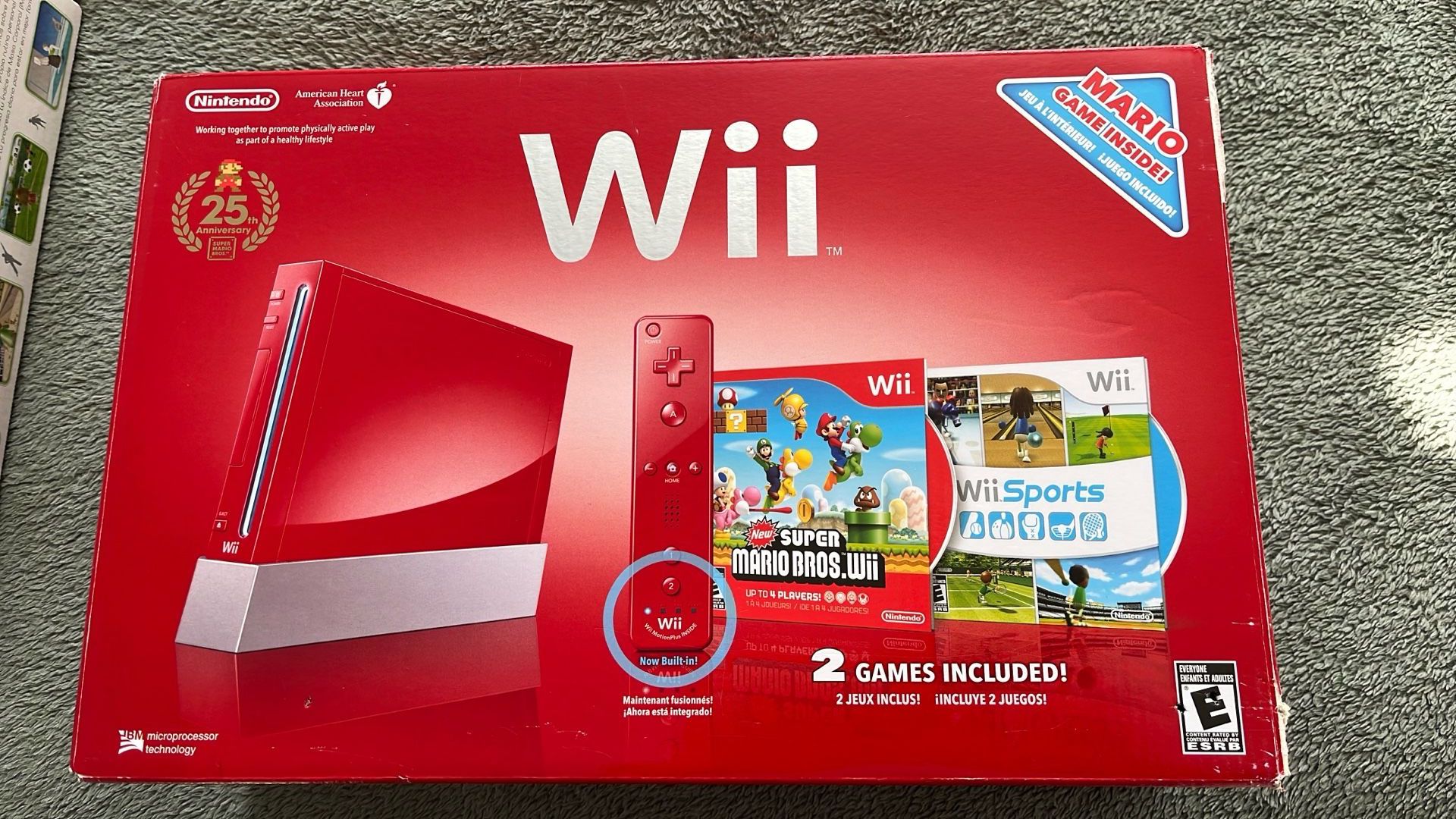 Nintendo Wii 25th Anniversary Gaming System Including Wii Fit Plus