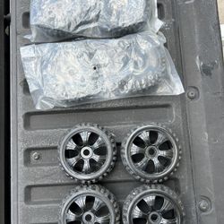 Rc Car Tired Wheels New Traxxas Arrma Axial