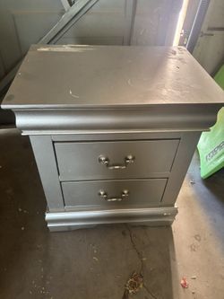 Silver Night Stand