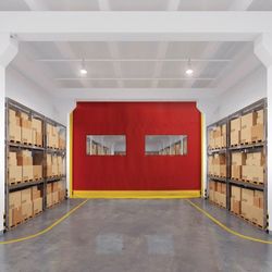 Interior High Speed Fabric Door