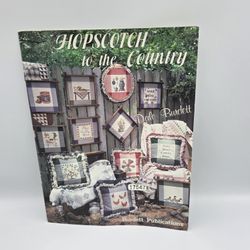 Vtg Hopscotch To The Country By Dale Burdett 1983 Cross Stitch Booklet Farmhouse