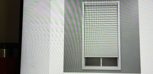 White cordless light pleaded shades