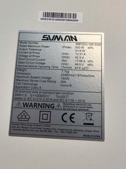 520W Flexible Solar Panel for Final Sale