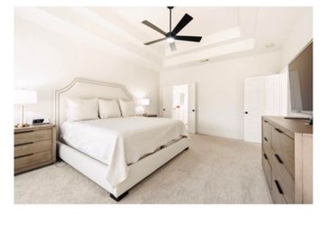 Modern Dresser and two nightstands.