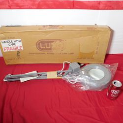 Set Of 2 - Classic LUXO Magnifier Lamp Light Swing Arm 118 VOLT, 22 WATT, 60 CYC