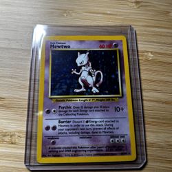 Mewtwo Base Set Pokemon Holo