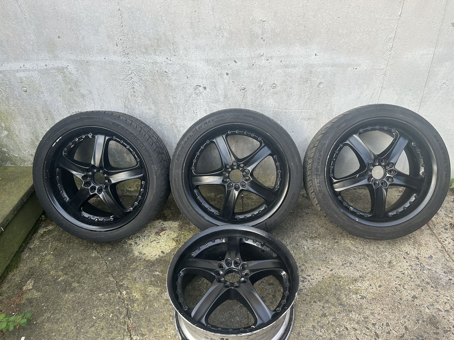 JDM 18" VOLK RACING GT-AV 18x8 +50 5x114.3 RIMS ACURA HONDA CIVIC ACCORD 