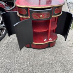 Antique Corner Cabinet 