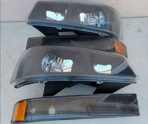 03-14 Chevrolet Express Gmc Savana 03-23 Express Savana Headlights Luces Micas Calaveras Faros Farol