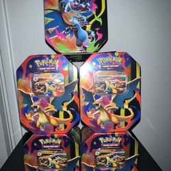 Pokemon Mega Charizard Tins