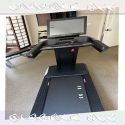 show miss Sunny Health & Fitness Treadmill Work Out at Home