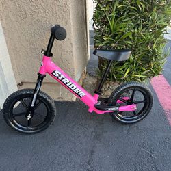 Pink Strider Bike 12“