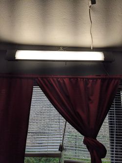 LED Hanging Lamp Shop Light With Bluetooth Speaker 