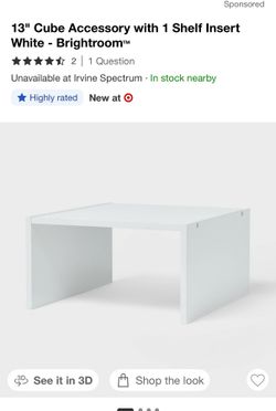 Bright room 13 inch shelf insert (2 pcs)