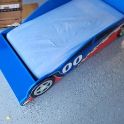 Racecar Toddler Bed - $100