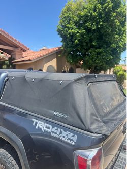 Softopper for short bed 3rd gen Tacoma, Camper top tent, cleaner care kit, and weather seal