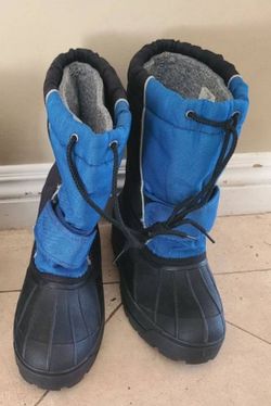 Kids snow boots boys girls size 5 youth