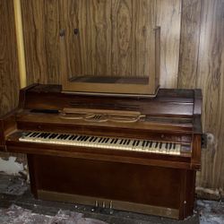 Vintage Piano W/ Bench