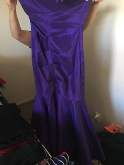 Purple prom dress