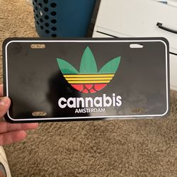 Cannabis Amsterdam Plate