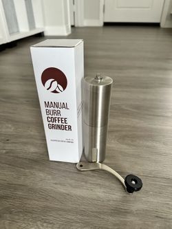 JavaPresse Manual Stainless Steel Burr Coffee Grinder