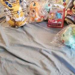 Huge Lot Of Pokemon Plushies 