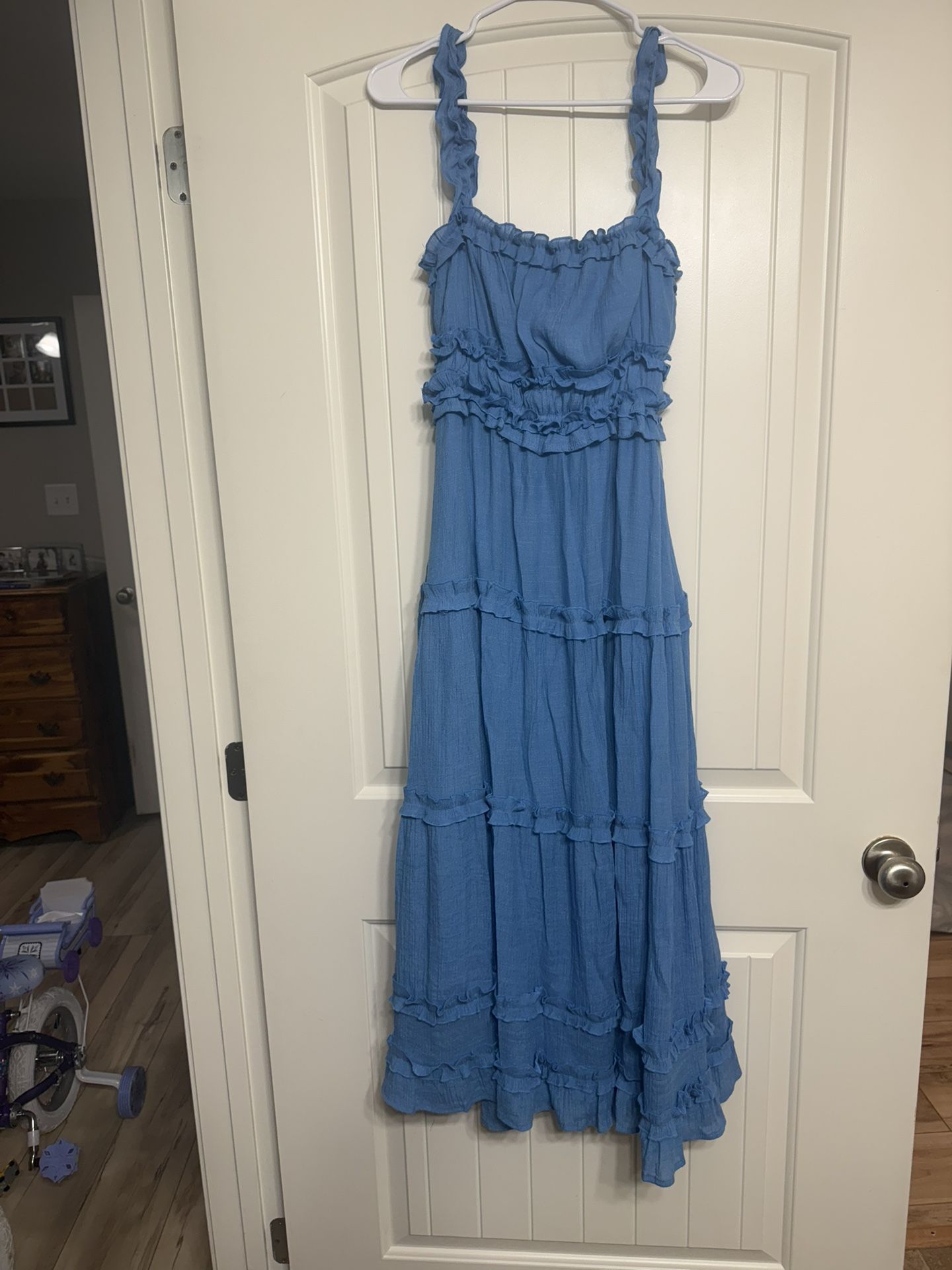 Blue boutique dress