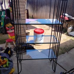 Glass Shelving Unit