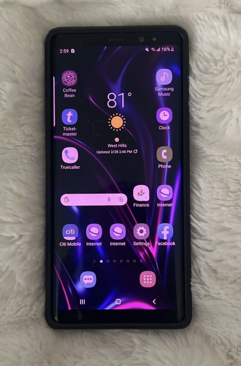 Samsung Galaxy Note 8 $100