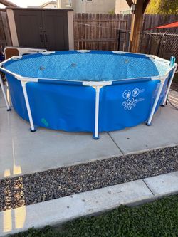 Free Above Ground Frame Pool Blue Round