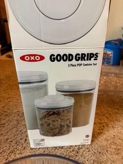 Gently Used (like new) OXO Good Grips 3 piece Pop Canister Set