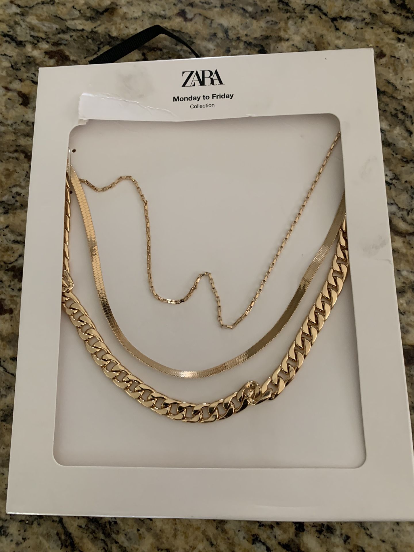 ZARA Monday – Friday Collection 3 Brand New Chokers