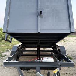 New 8x4x12 Hydraulic Utility Dump Trailer 💎