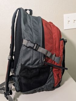 Eddie Bauer Adventurer Backpack Gray Red